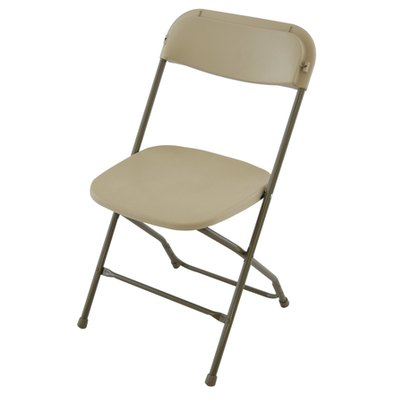 ATLAS COMMERCIAL PRODUCTS TitanPRO™ Plastic Folding Chair, Cream PFC2CRMBZ